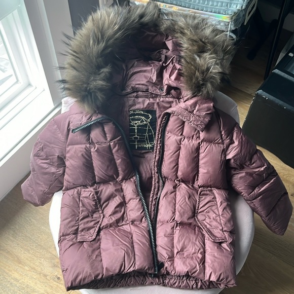 Eutropic Other - Genuine fur trim down puffer jacket for girls 3-4T original price $125
